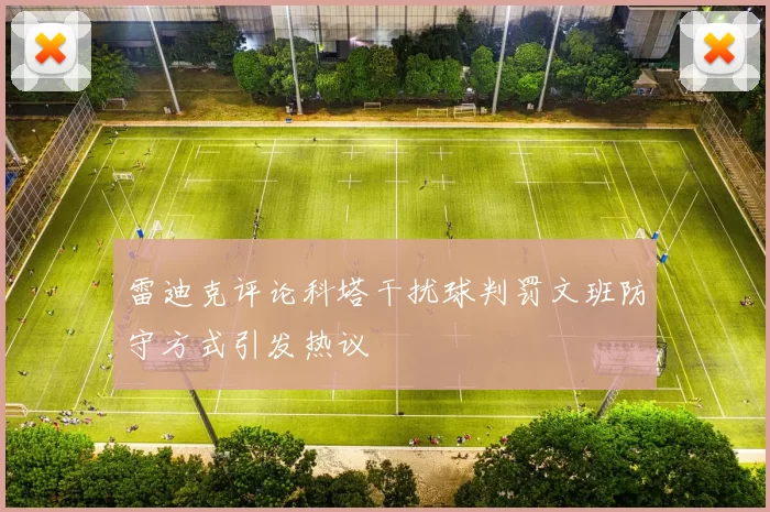 雷迪克评论科塔干扰球判罚文班防守方式引发热议